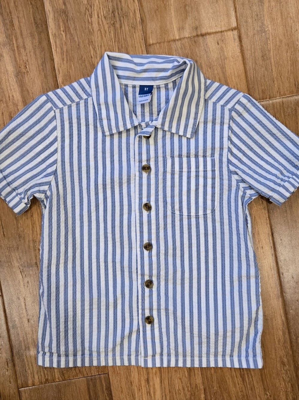 Old Navy Short Sleeve Button Down Toddler Shirt
